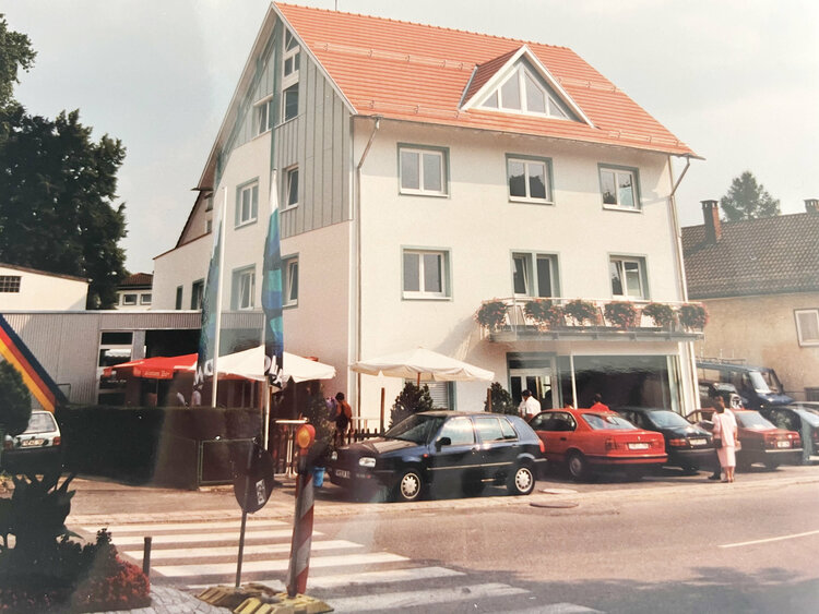Einweihung Wohn- und Geschäftshaus Welte 1995