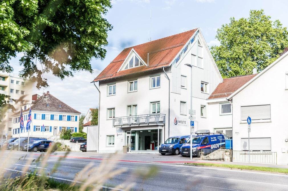 Firma Welte Haustechnik mit Firmenautos